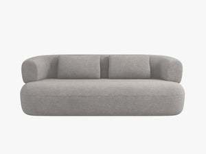 Compact 2-Seater Sofa with Curved Design & Soft Comfort W178