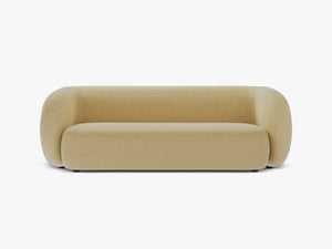Modern 3-Seater Sofa with Curved Design & Soft Comfort W213