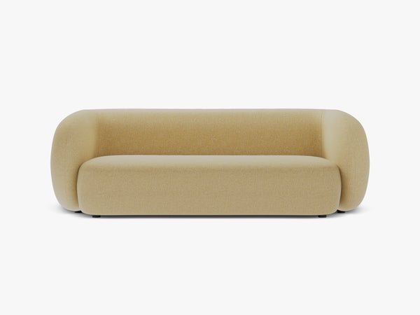 Modern 3-Seater Sofa with Curved Design & Soft Comfort W213