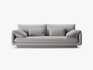 Modern 3-Seater Sofa with Adjustable Armrests & Soft Comfort W220