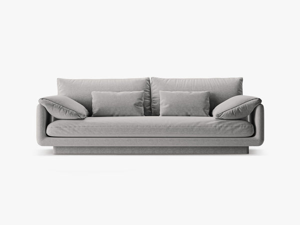Modern 3-Seater Sofa with Adjustable Armrests & Soft Comfort W220