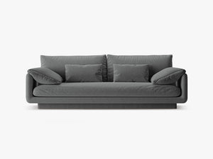 Modern 3-Seater Sofa with Adjustable Armrests & Soft Comfort W220
