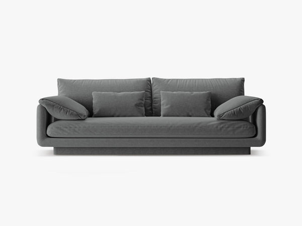 Modern 3-Seater Sofa with Adjustable Armrests & Soft Comfort W220