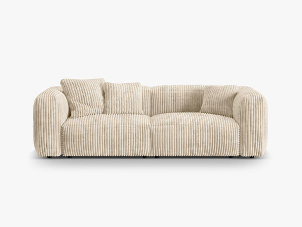 Modern 3-Seater Sofa with Deep Seating & Soft Comfort W240