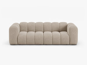 Modern 3-Seater Sofa with Curved Design & Soft Comfort W230