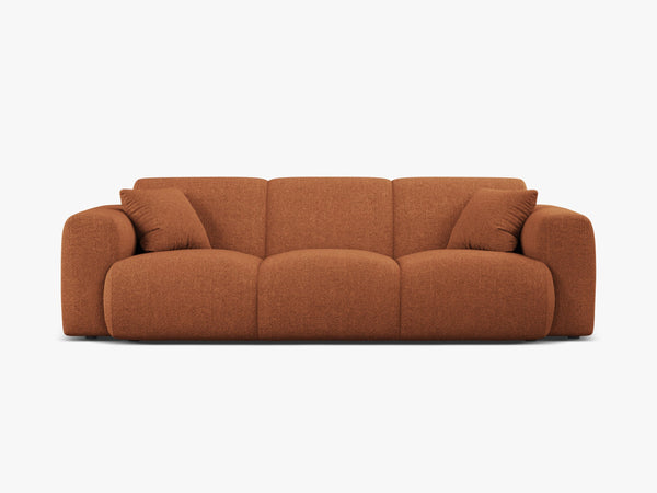 Elegant 3-Seater Sofa with Rounded Design & Soft Comfort W235