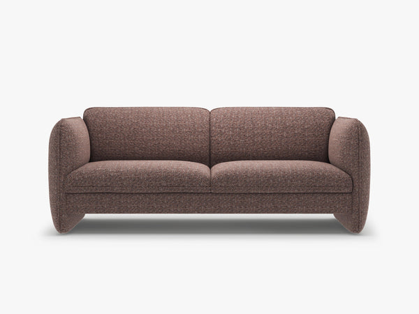 Modern 3-Seater Sofa – Sculptural Bench Style Upholstered Couch W204