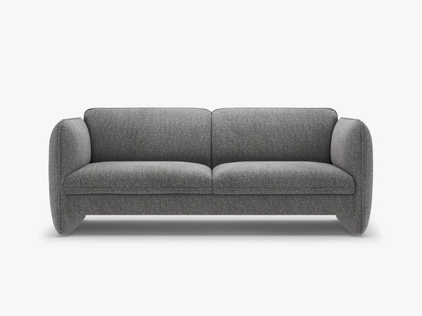 Modern 3-Seater Sofa – Sculptural Bench Style Upholstered Couch W204