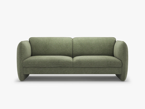 Modern 3-Seater Sofa – Sculptural Bench Style Upholstered Couch W204