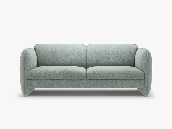 Modern 3-Seater Sofa – Sculptural Bench Style Upholstered Couch W204