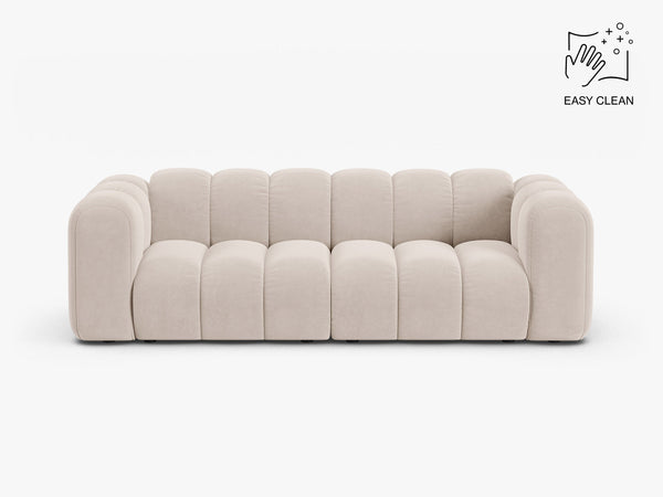 Modern 3-Seater Sofa with Curved Design & Soft Comfort W230
