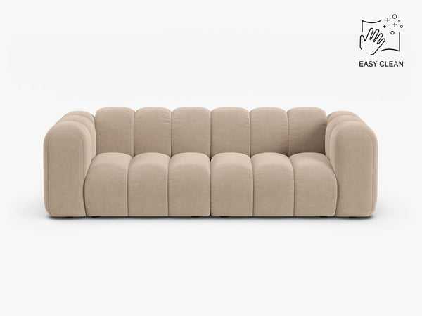 Modern 3-Seater Sofa with Curved Design & Soft Comfort W230