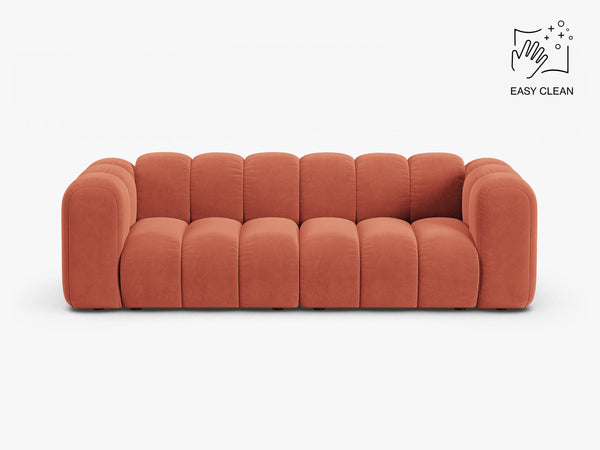 Modern 3-Seater Sofa with Curved Design & Soft Comfort W230
