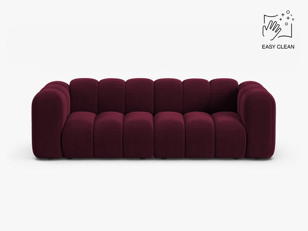 Modern 3-Seater Sofa with Curved Design & Soft Comfort W230