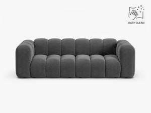 Modern 3-Seater Sofa with Curved Design & Soft Comfort W230