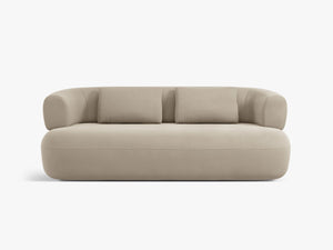 Compact 2-Seater Sofa with Curved Design & Soft Comfort W178