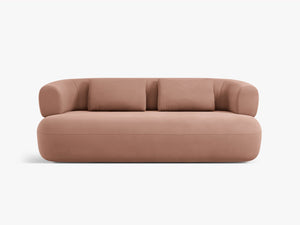 Compact 2-Seater Sofa with Curved Design & Soft Comfort W178