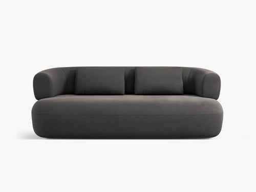 Compact 2-Seater Sofa with Curved Design & Soft Comfort W178