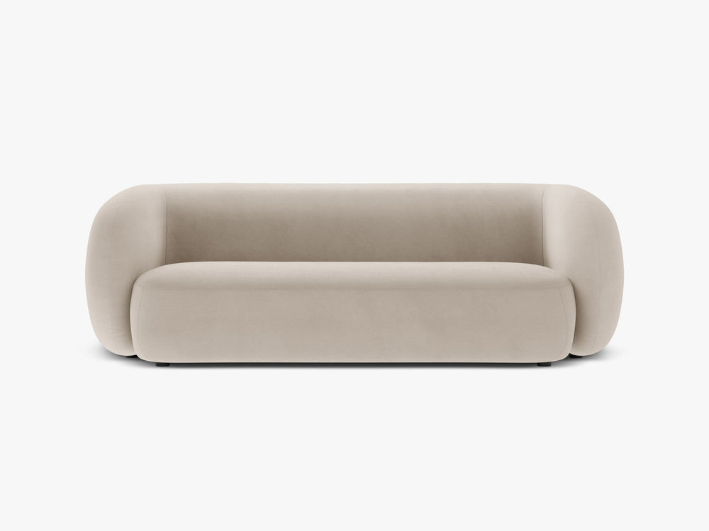 Modern 3-Seater Sofa with Curved Design & Soft Comfort W213