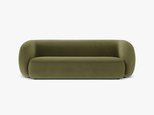 Modern 3-Seater Sofa with Curved Design & Soft Comfort W213