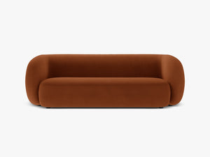 Modern 3-Seater Sofa with Curved Design & Soft Comfort W213