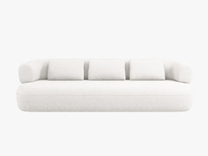 Modern 3-Seater Sofa with Curved Design & Deep Seating W200
