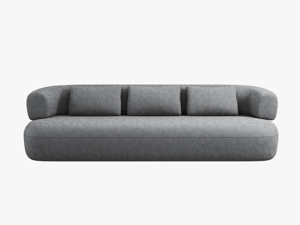 Modern 3-Seater Sofa with Curved Design & Deep Seating W200