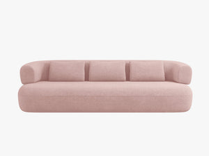 Modern 3-Seater Sofa with Curved Design & Deep Seating W200