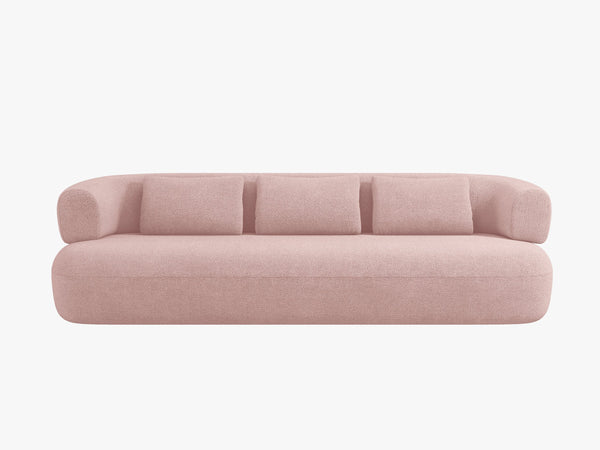 Modern 3-Seater Sofa with Curved Design & Deep Seating W200