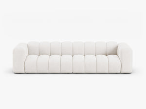 Large 4-Seater Sofa with Curved Design & Soft Comfort W290