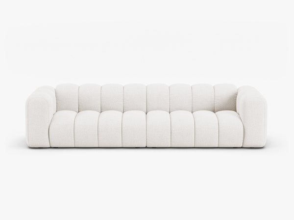 Large 4-Seater Sofa with Curved Design & Soft Comfort W290
