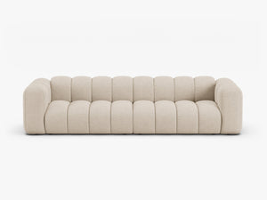 Large 4-Seater Sofa with Curved Design & Soft Comfort W290