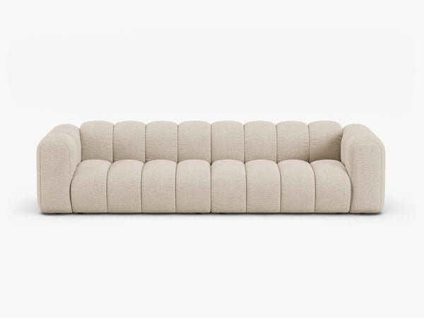 Large 4-Seater Sofa with Curved Design & Soft Comfort W290