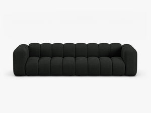 Large 4-Seater Sofa with Curved Design & Soft Comfort W290
