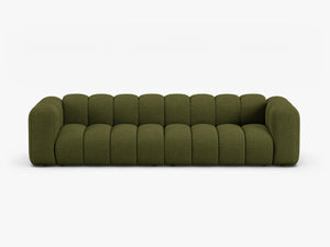 Large 4-Seater Sofa with Curved Design & Soft Comfort W290