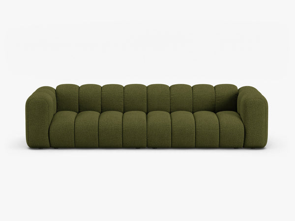 Large 4-Seater Sofa with Curved Design & Soft Comfort W290