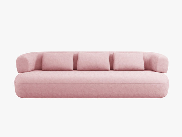 Large 4-Seater Sofa with Rounded Design & Deep Seating W226