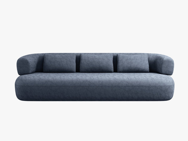 Large 4-Seater Sofa with Rounded Design & Deep Seating W226