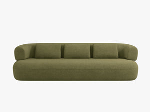 Large 4-Seater Sofa with Rounded Design & Deep Seating W226