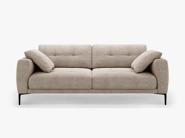 Modern 4-Seater Sofa – Deep Seating Couch with Sleek Metal Legs W221