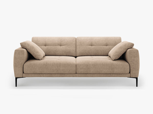 Modern 4-Seater Sofa – Deep Seating Couch with Sleek Metal Legs W221