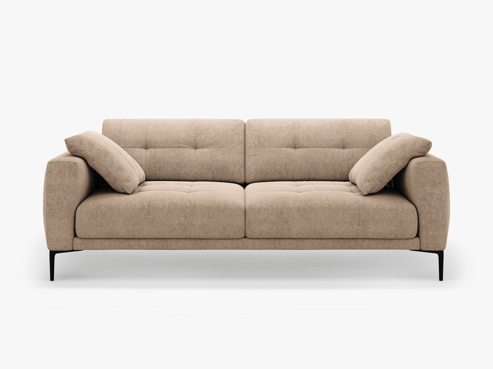 Modern 4-Seater Sofa – Deep Seating Couch with Sleek Metal Legs W221