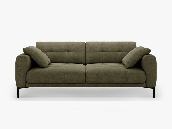 Modern 4-Seater Sofa – Deep Seating Couch with Sleek Metal Legs W221