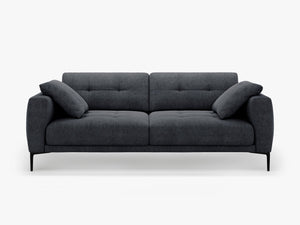 Modern 4-Seater Sofa – Deep Seating Couch with Sleek Metal Legs W221