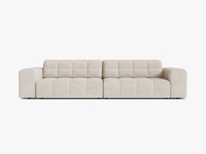 Large 4-Seater Sofa with Deep Seating & Tufted Design W252