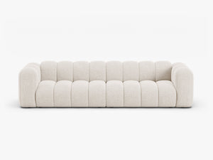 Large 4-Seater Sofa with Curved Design & Soft Comfort W290