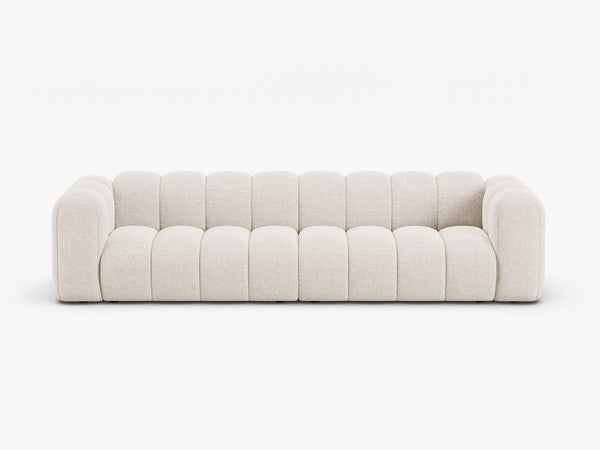 Large 4-Seater Sofa with Curved Design & Soft Comfort W290