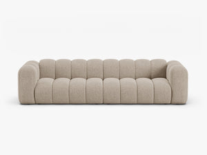 Large 4-Seater Sofa with Curved Design & Soft Comfort W290