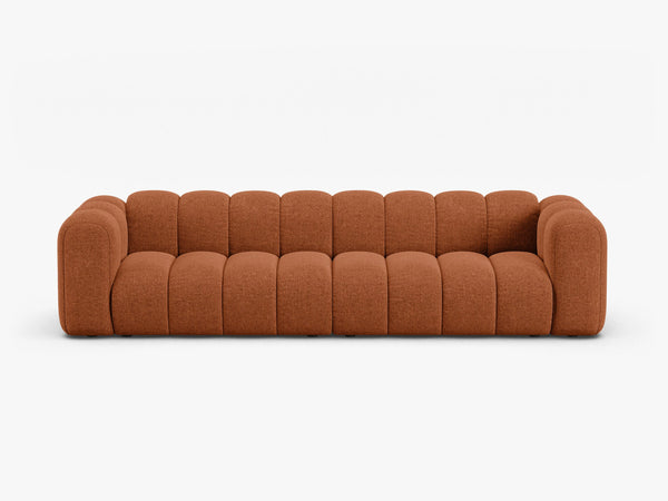 Large 4-Seater Sofa with Curved Design & Soft Comfort W290