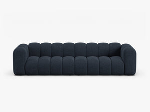 Large 4-Seater Sofa with Curved Design & Soft Comfort W290